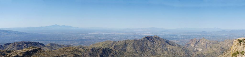 A panoramic view from Mt. Lemmon Scenic Byway.