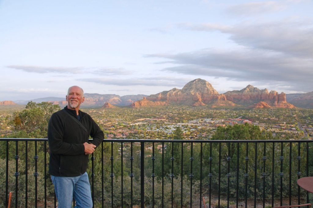 A view from Sky Ranch Lodge.