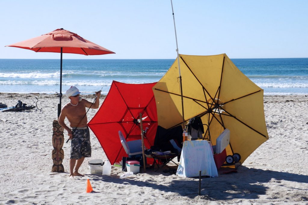 Build an umbrella fort.