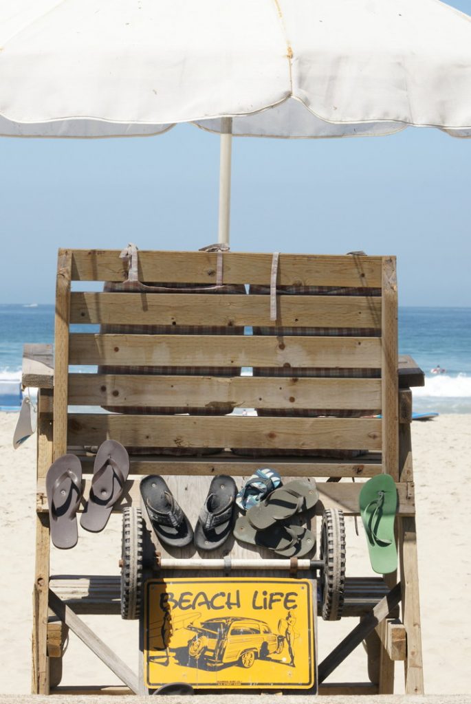 Enjoy beach life.