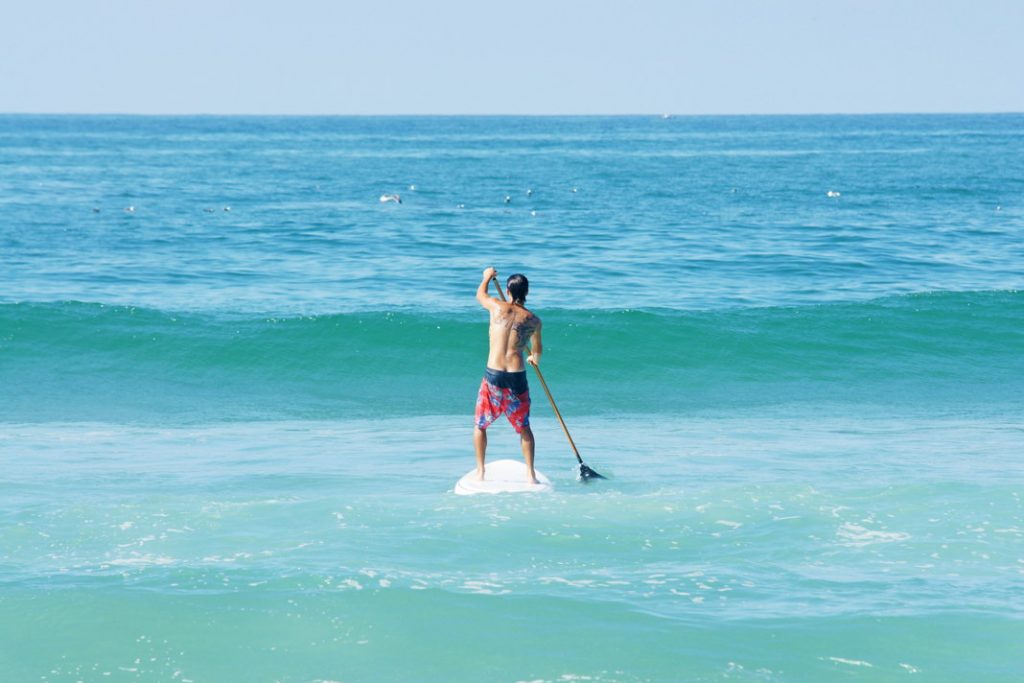 Paddleboard by yourself.