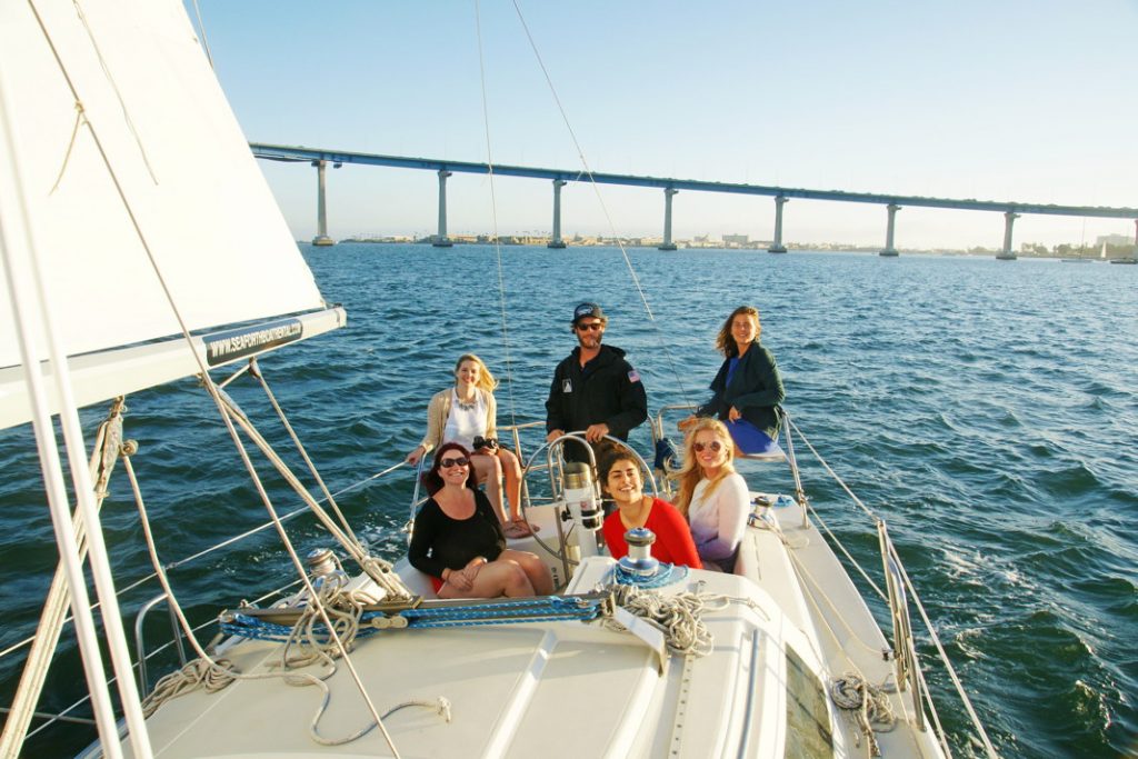 Sail with friends.