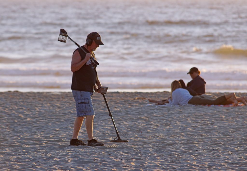 Search for buried treasure.