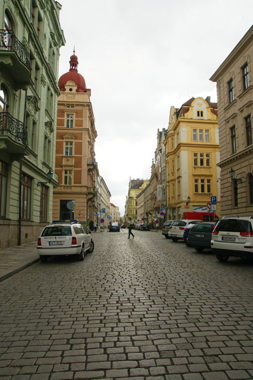 Clean streets typical of European cities.