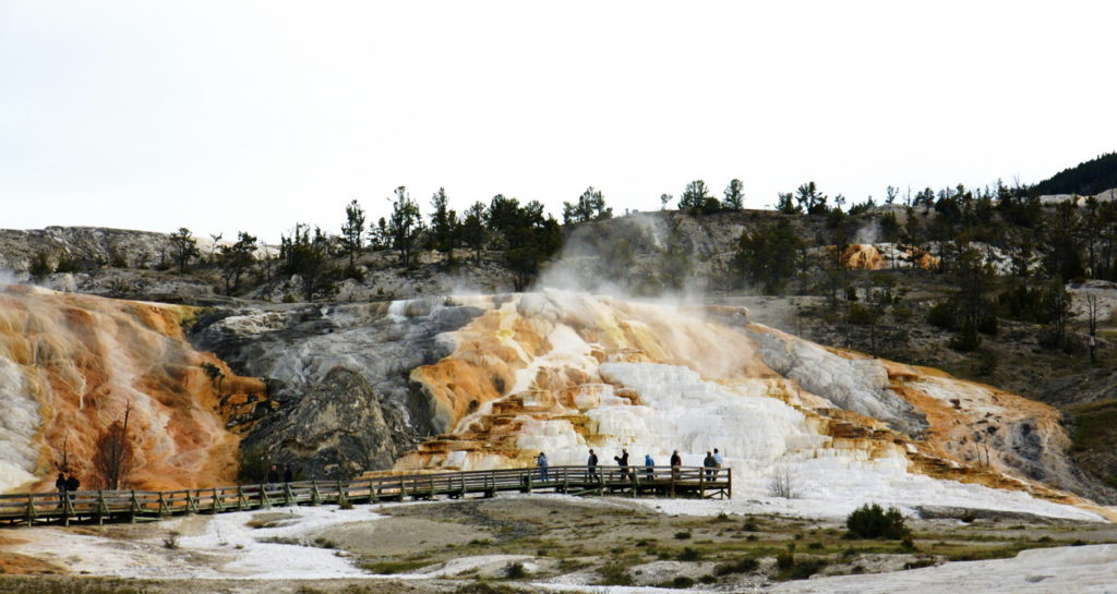 Yellow and orange rocks create an other-worldly feeling.