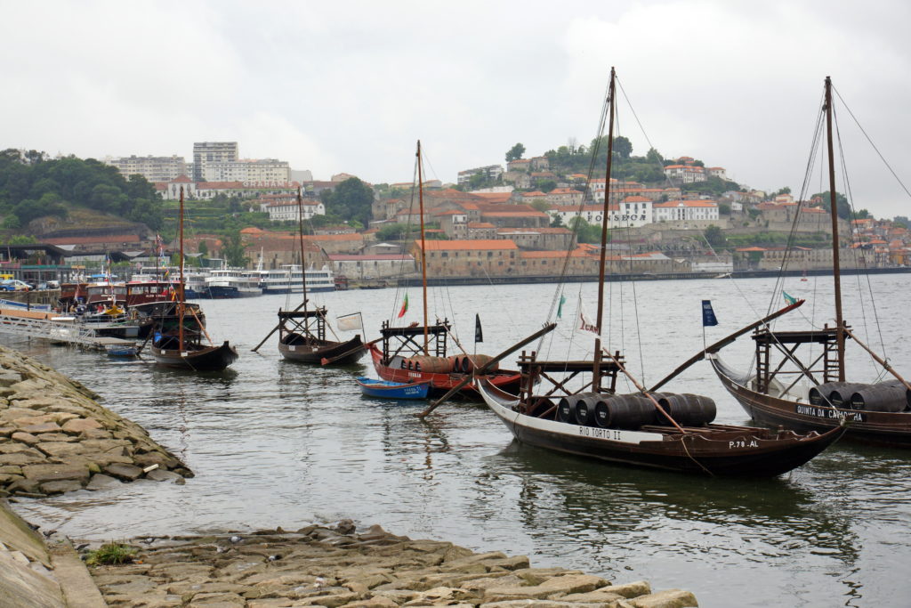 Boats on the Douro River.