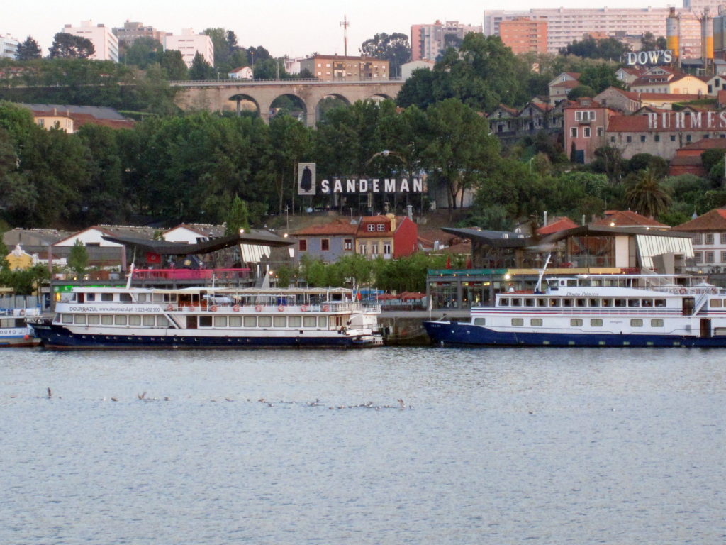 Sandeman Winery, on the shores of the Douro river.