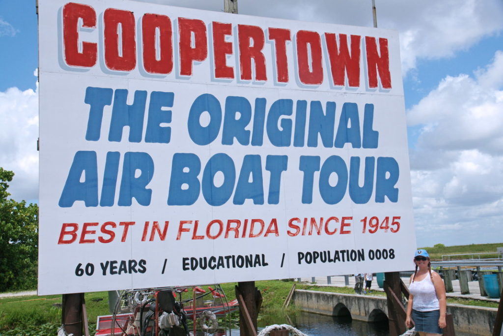 Coopertown, Florida.