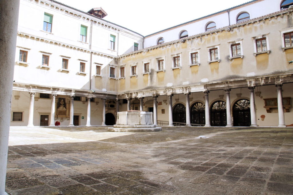 The courtyard near our hotel.