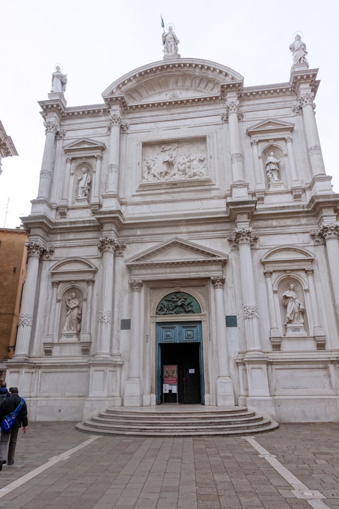 The Scuola Grande di San Rocco, noted for its collection of paintings by Tintoretto.