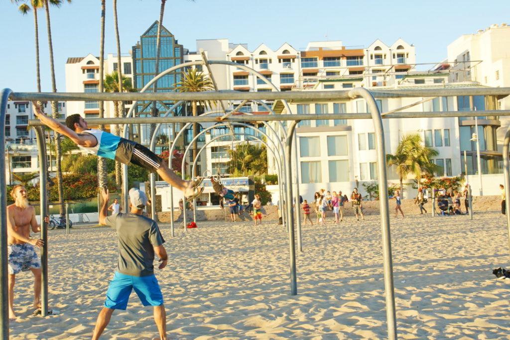 Learning to swing on the Monkey Bars.