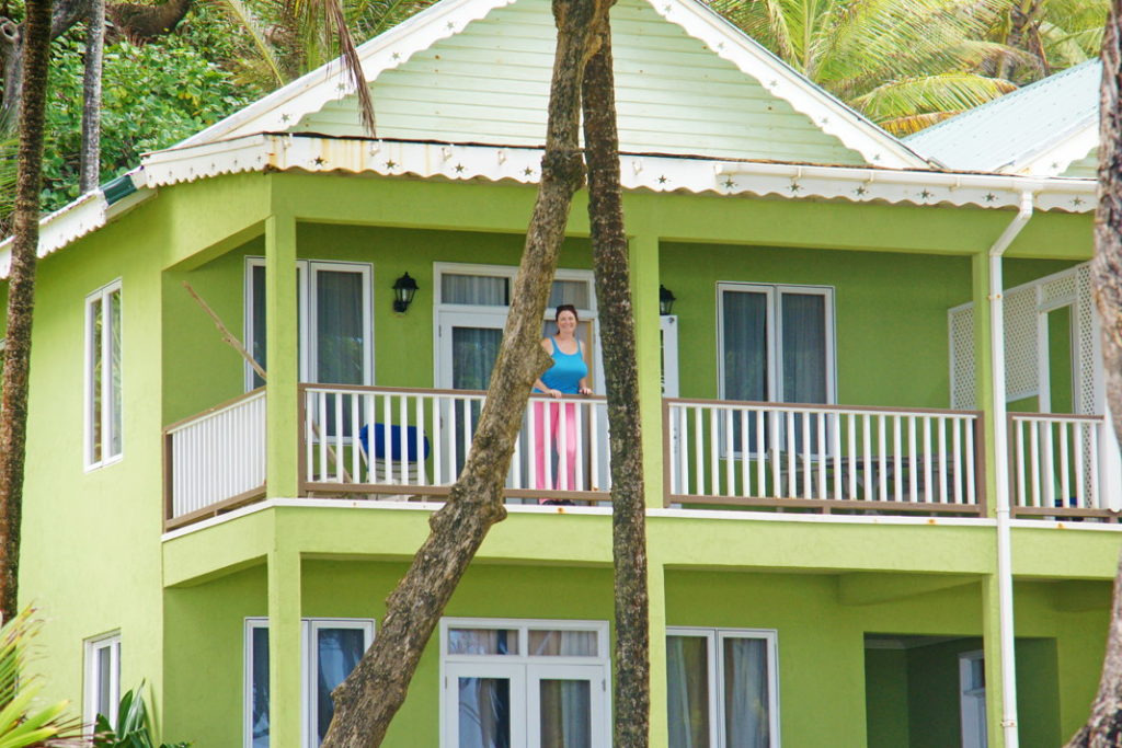 Our room, facing the warm Atlantic breeze.