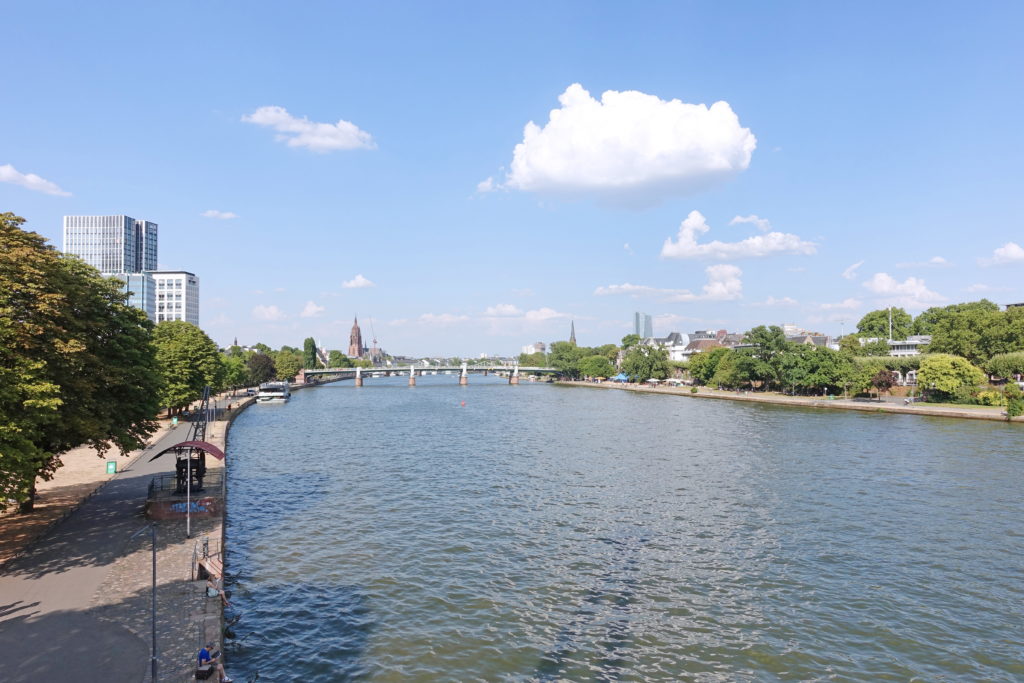 The Main River in Frankfurt.
