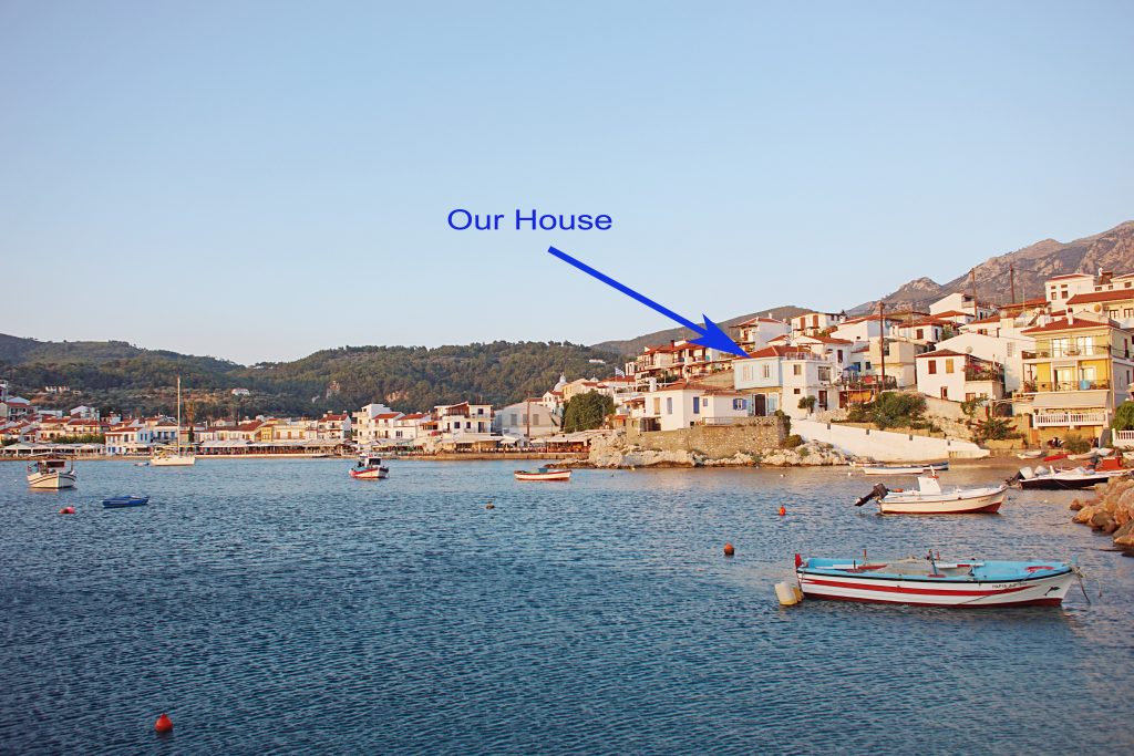 Samos Traditional House, with a view of the bay.