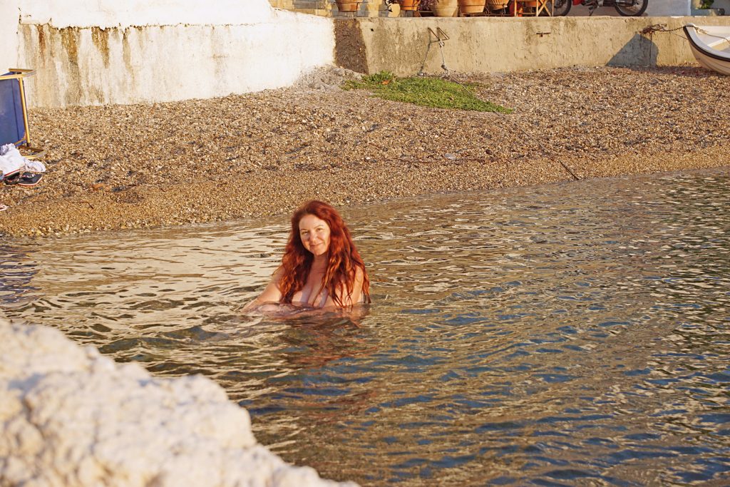 The perfect place for a morning swim.