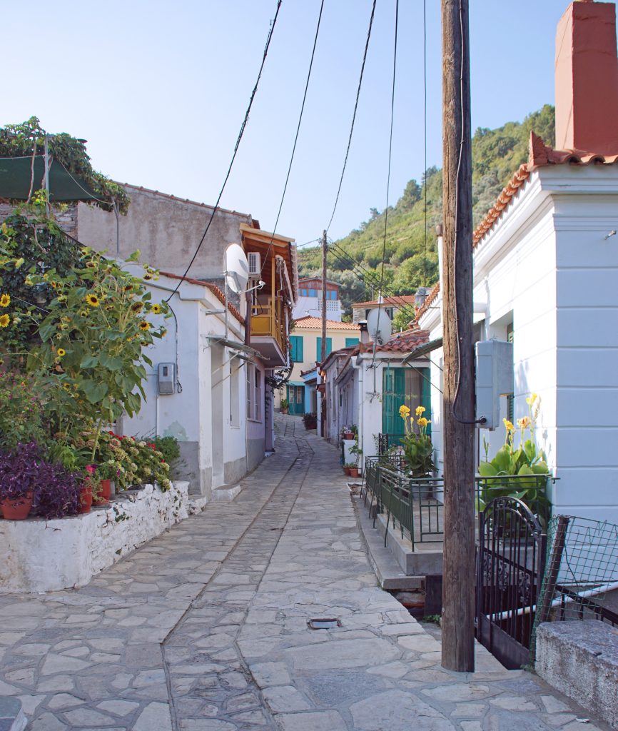 The streets look like many we've seen, and are typically devoid of people.