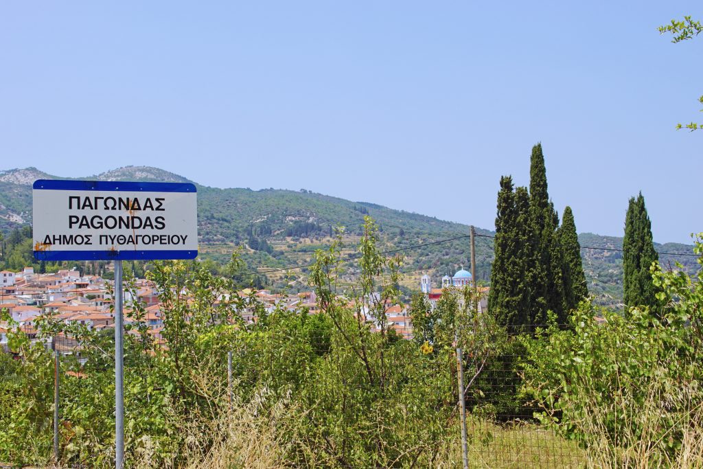 Pagondas, nestled in the Ambelos Mountains, awaits us.