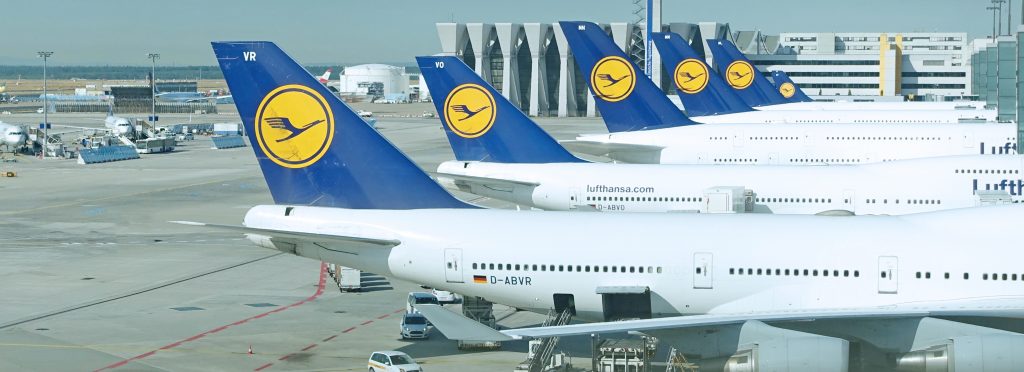 Frankfurt is Lufthansa's hub, and Lufthansa has a fleet of thirty-one 747s.