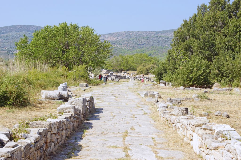 The end of the Sacred Road, leading into the sanctuary.