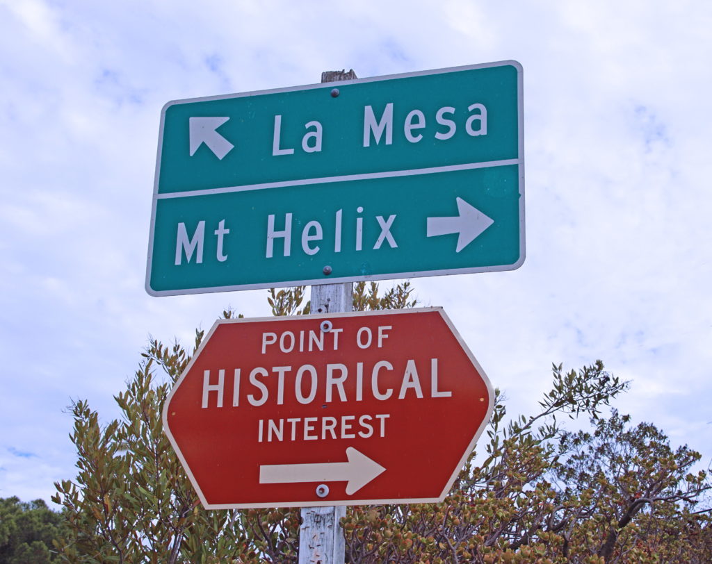 This way to Mt. Helix.