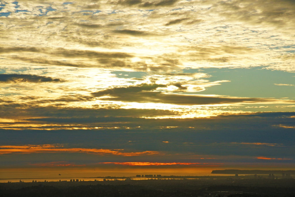 The spit of land on the right is Point Loma.