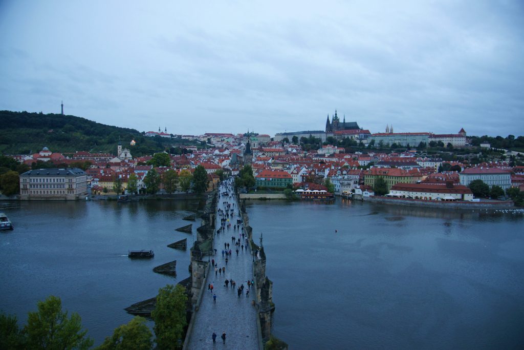 Karlův Most on a rainy afternoon.