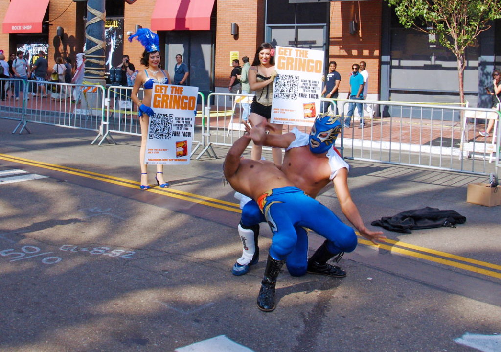In Mexican wrestling, all moves are legal.