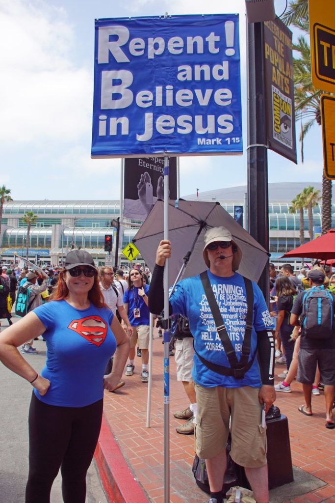 There are people who see things differently at Comic Con.
