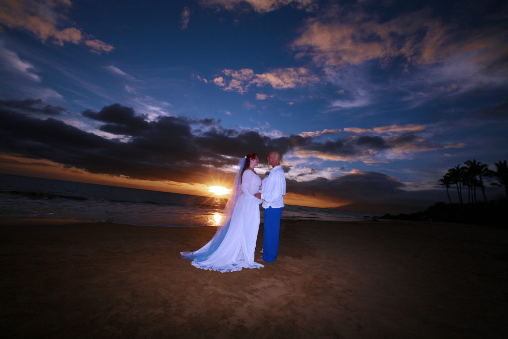 Our first “married” sunset.