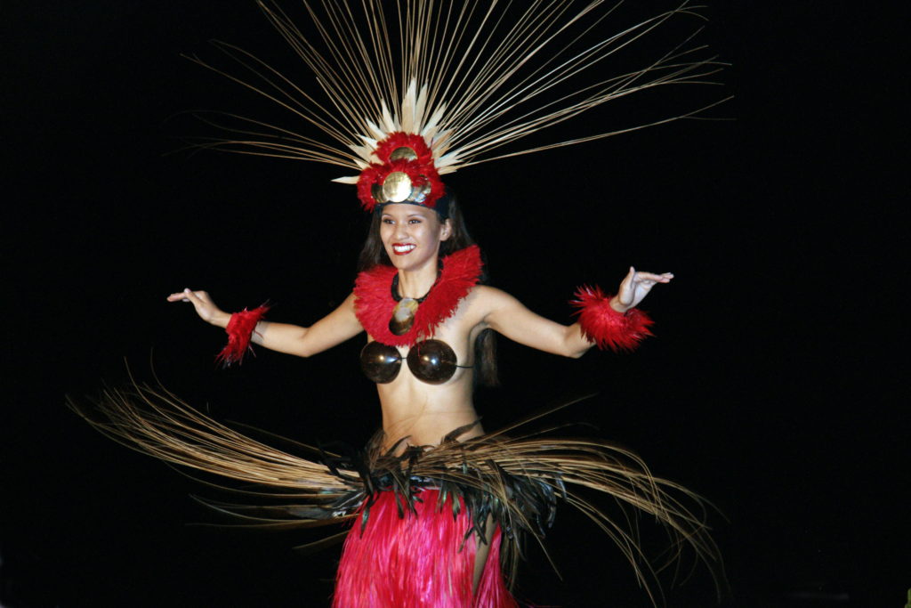 This performer is dancing one of the many types of Hula.