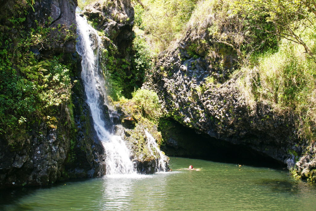 The cool, clear water feels wonderful!