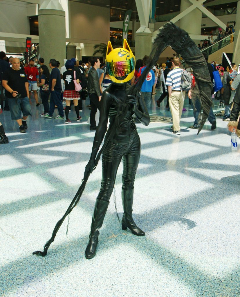 Celty, looking a bit more catwomany.
