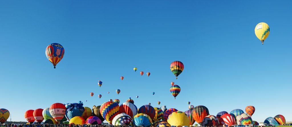 Lots and lots of balloons.