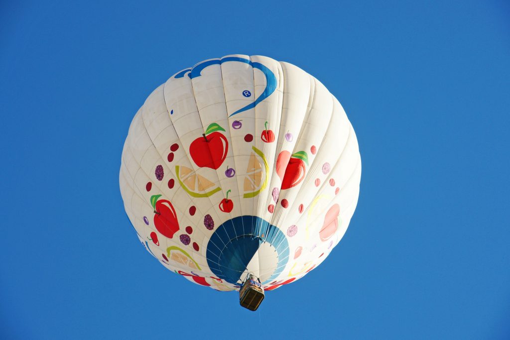 A healthy diet balloon.