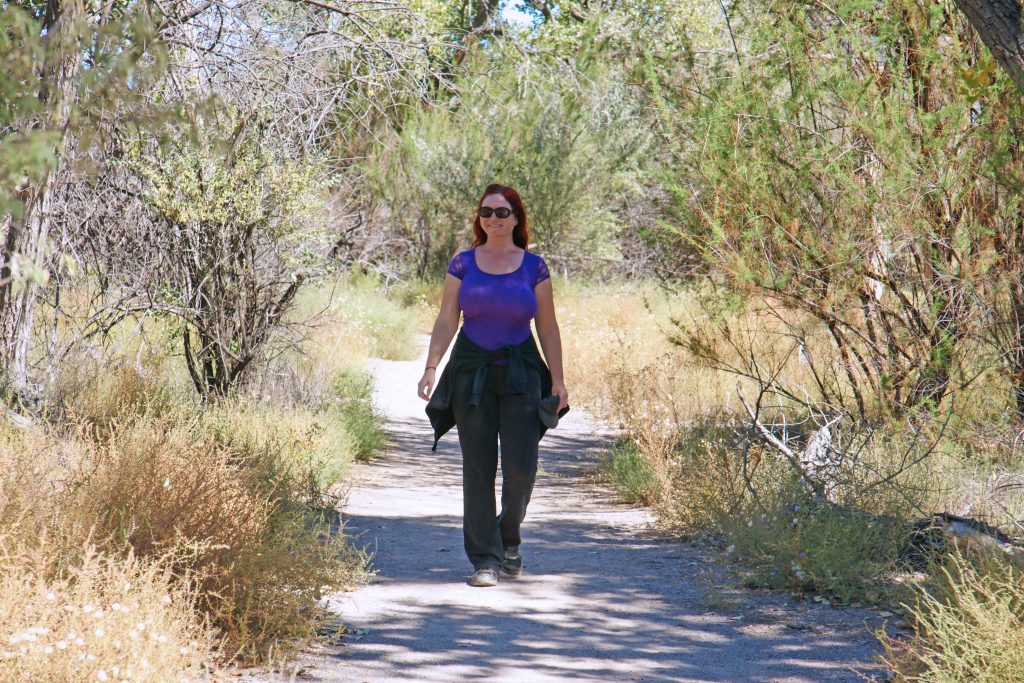 Hiking along the Rio Grande.