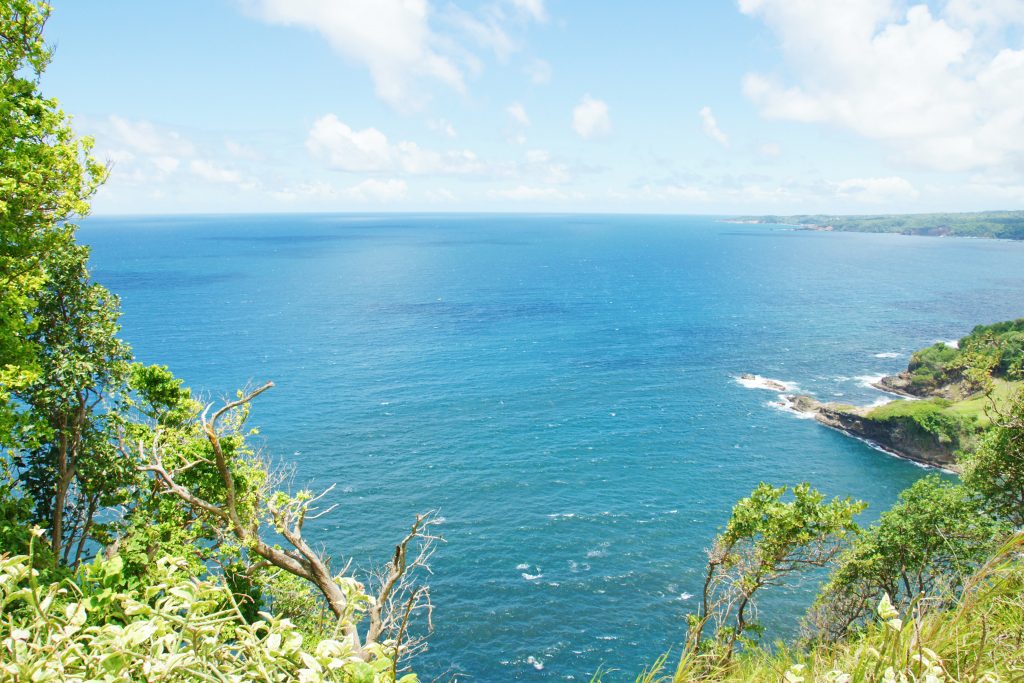 A view on the western side of Dominica.