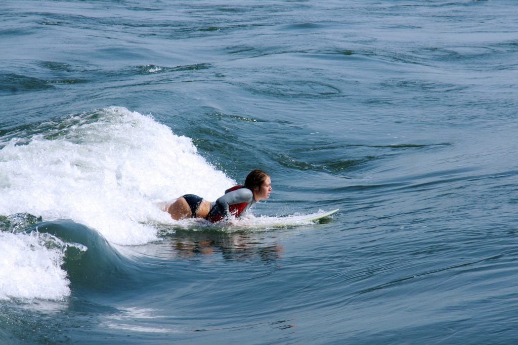 Surfing, Montreal-style.