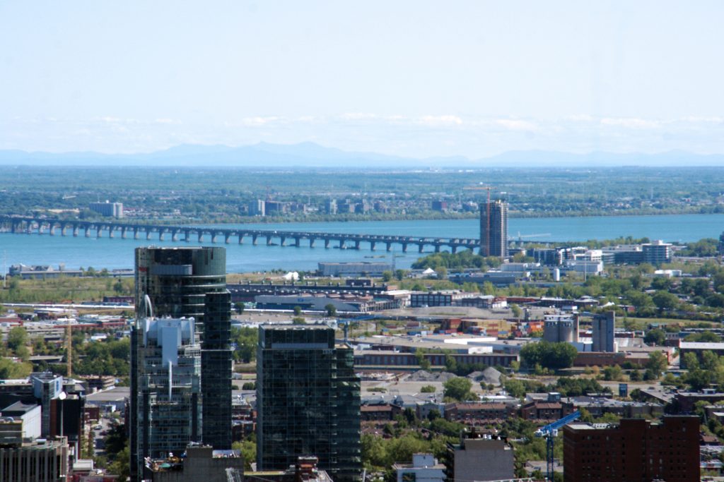 A view to the mountains.