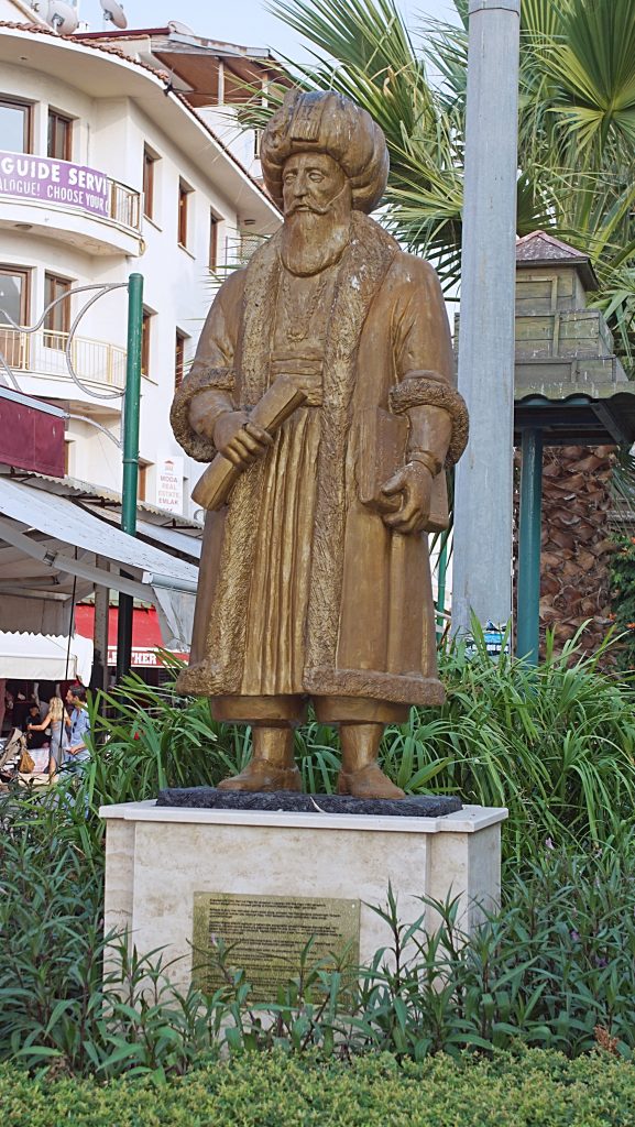 Mehmed Pasha, known as the Ox, the Black, and the Slavebreaker, is honored in Kuşadası.