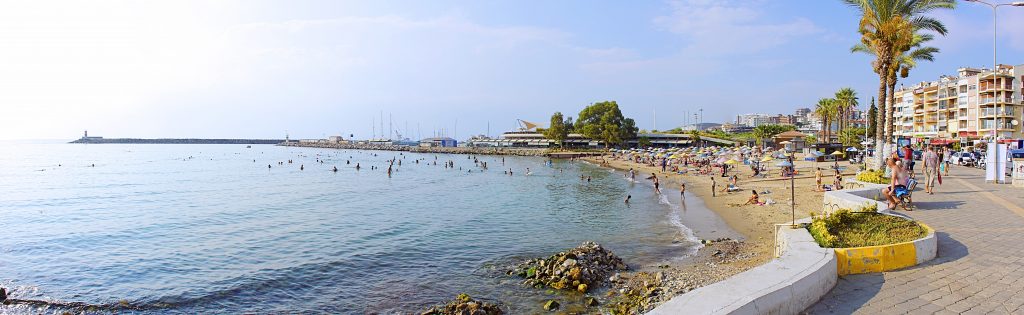 The principal swimmer's beach, Turkish-style.