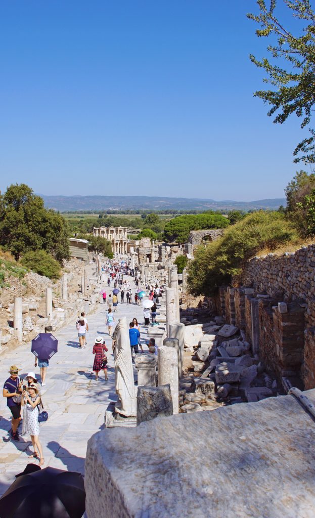 Curetes Street, probably far less crowded than in ancient times.