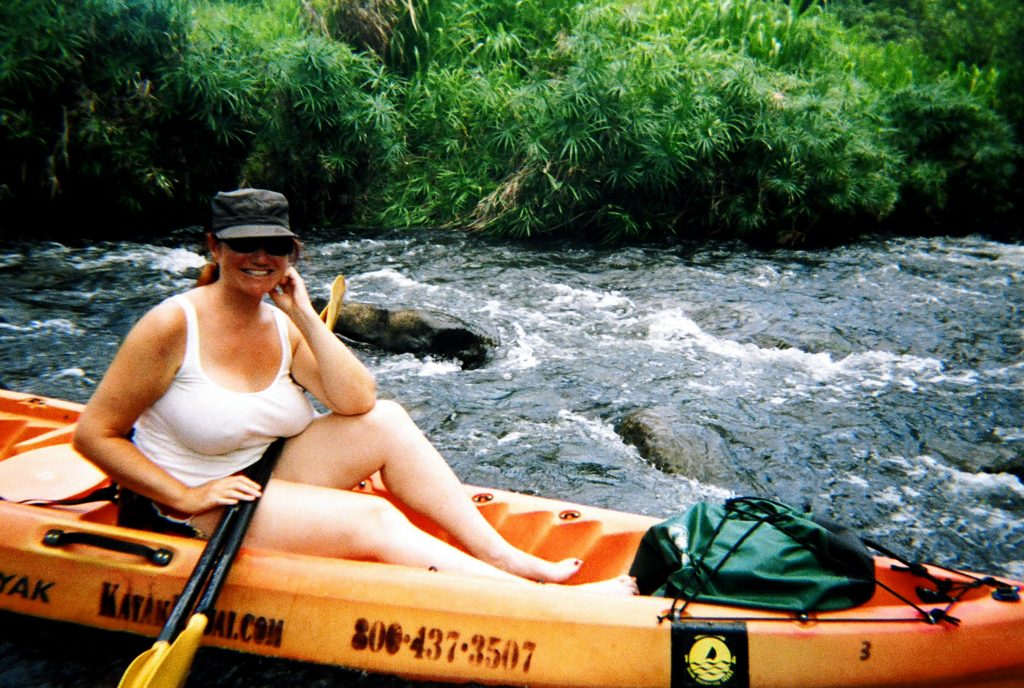 Krazy about kayaking in Kaua'i.