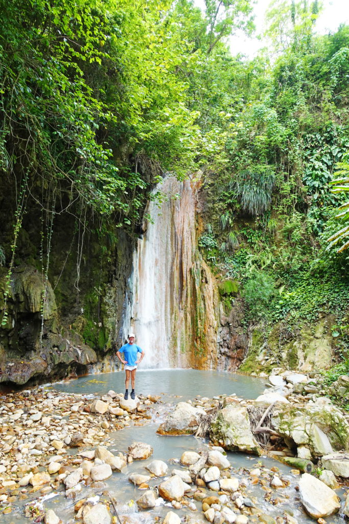 The mineral bath is minerally.