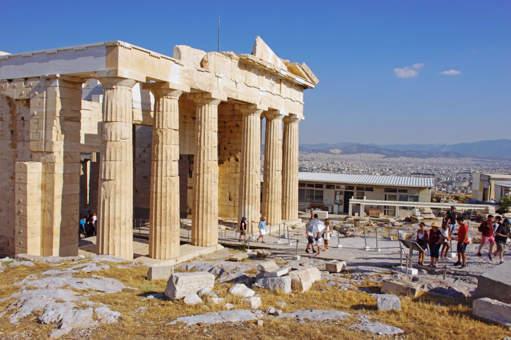 The Propylaea as seen from the interior court.