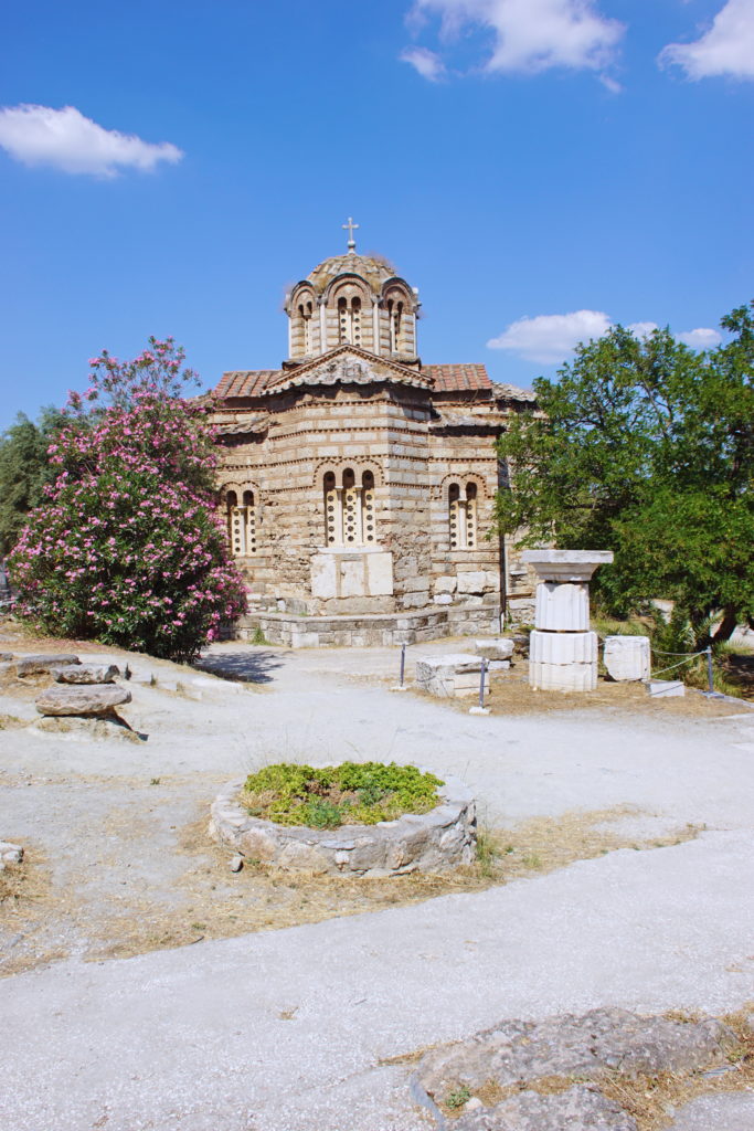 The Church of the Holy Apostles, built in non-ancient Greece.