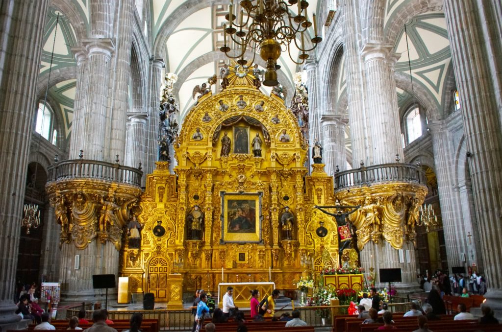 It's pretty easy to find the main altar.