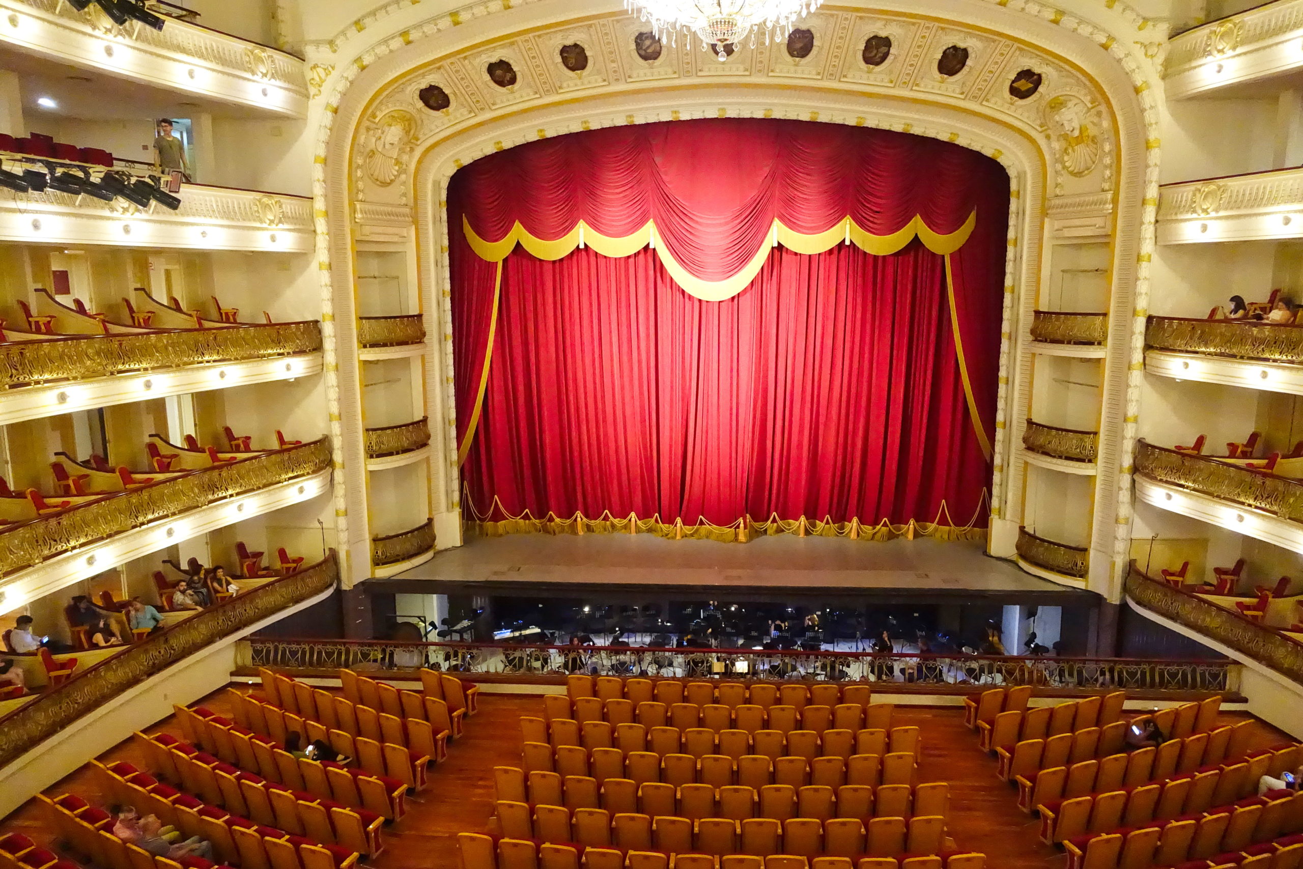 Gran Teatro de La Habana, soon to be filled with dancers, singers, musicians, and patrons of the arts.