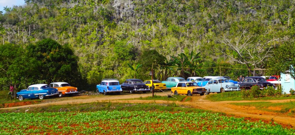 More colorful Cuban cars.