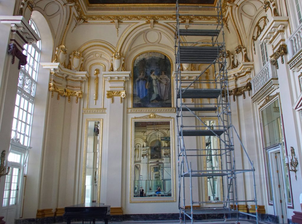 Fact: every museum in the world has scaffolding. 