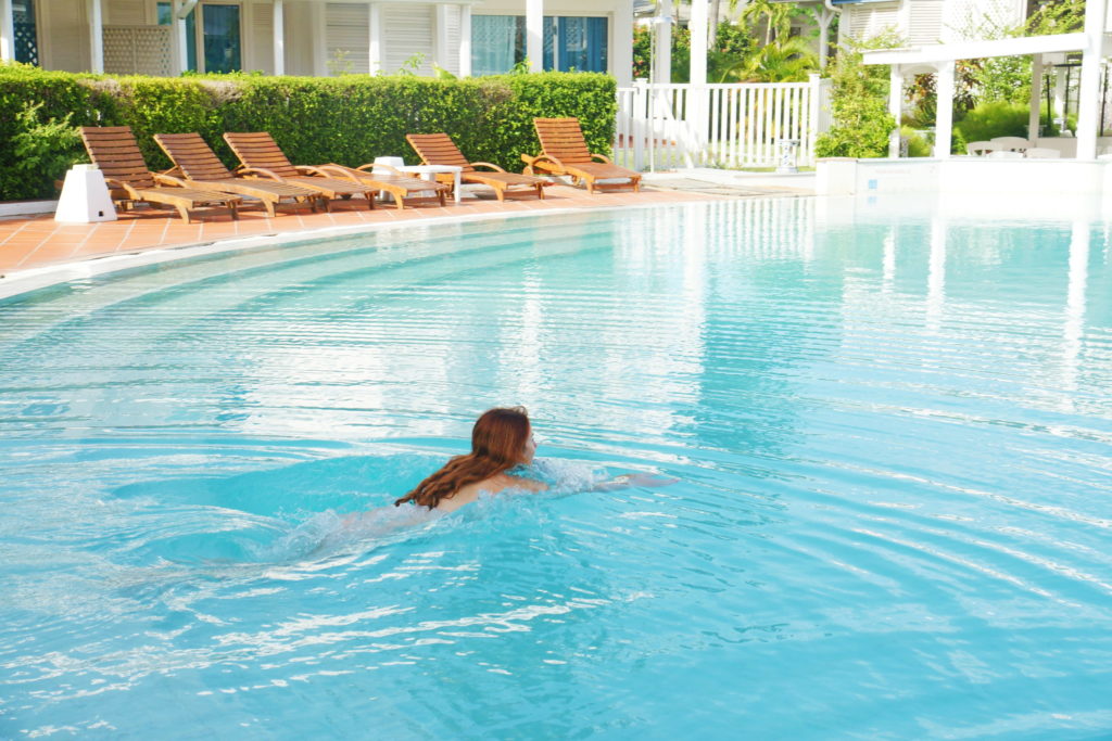 Cooling off in France.